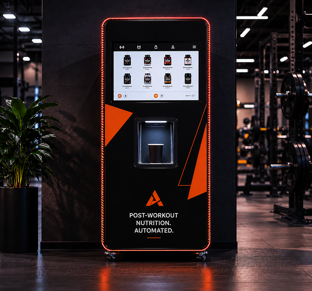 Black Apex Fuel automated protein shake machine